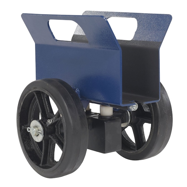 Blue Heavy Duty Adjustable Panel Dolly 1200 lb Capacity Mold-on-Rubber